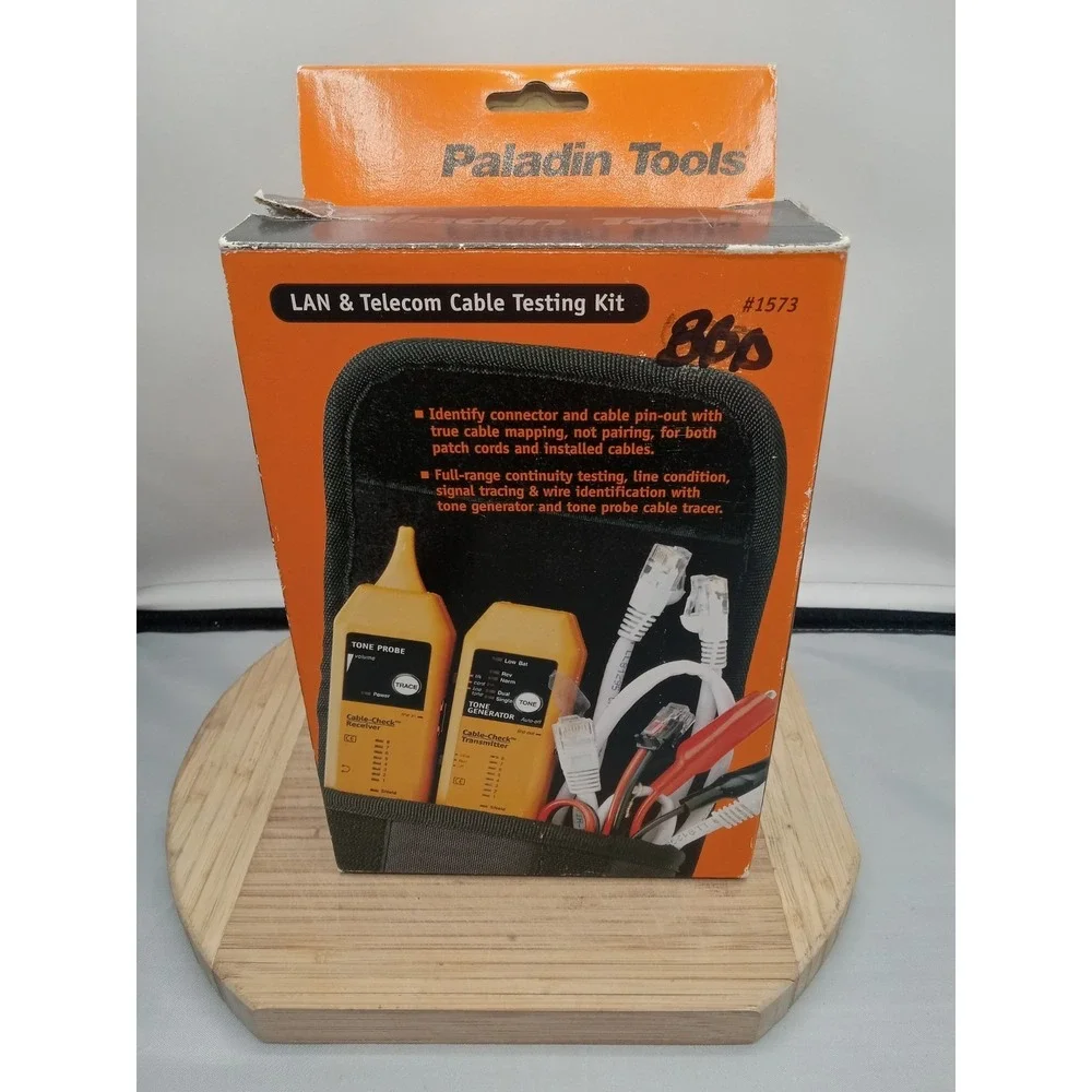 Paladin Tools 1573 Tone &‎ Probe Plus Cable Check - LAN & Telecom Cable Test Kit